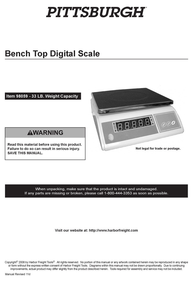 Pittsburgh 98059 user manual
