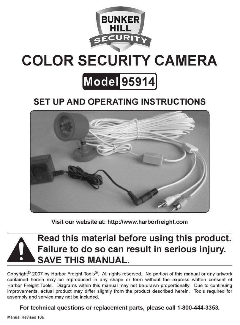 Bunker Hill Security 95914 Set up and operating instructions