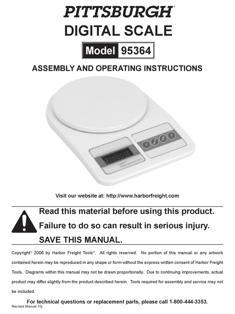 Pittsburgh 95364 Assembly and operating instructions
