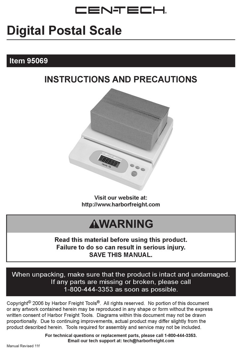 Centech 95069 Instructions and precautions