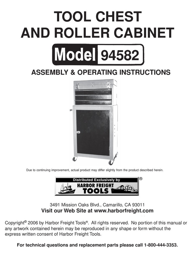 Harbor Freight Tools 94582 Assembly & operating instructions
