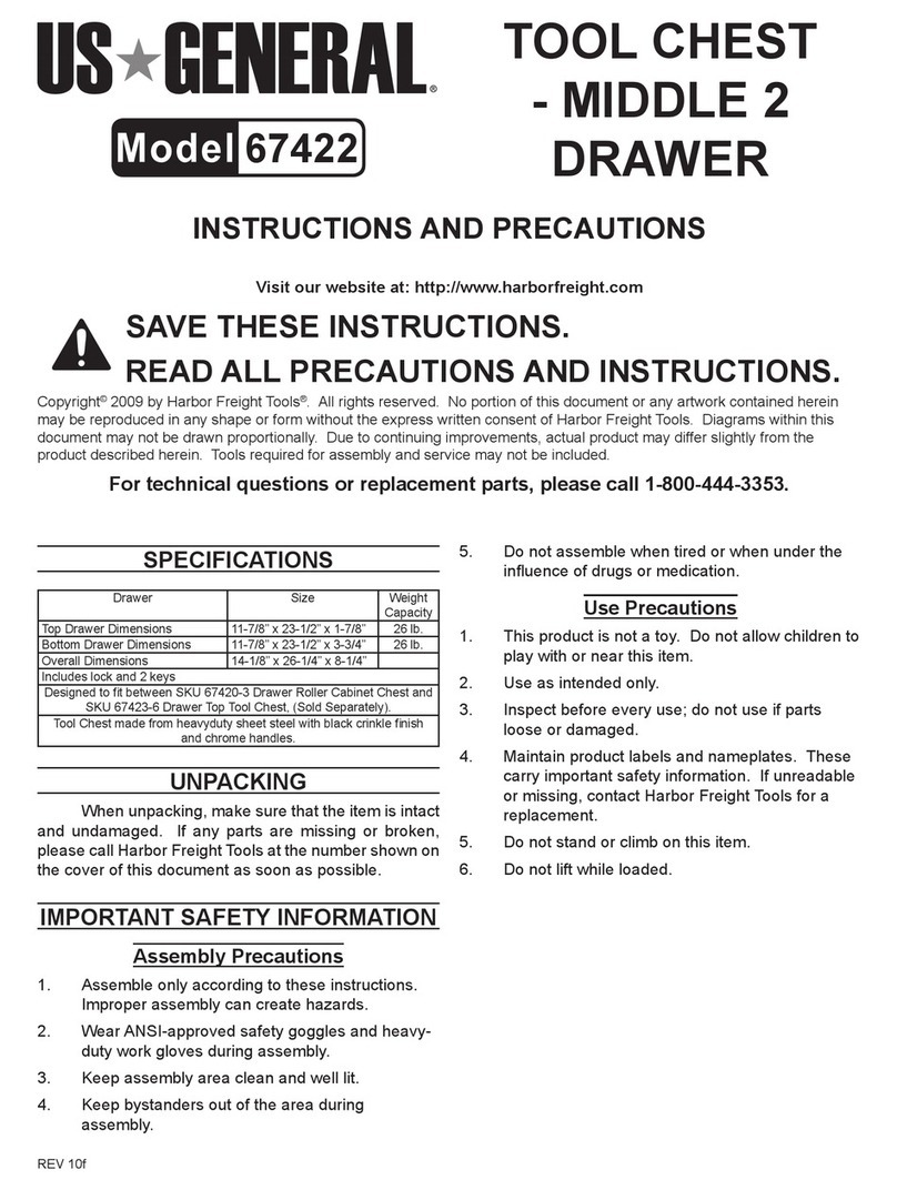 U.S. General 67422 User manual