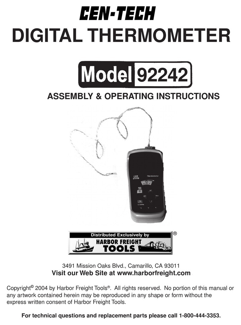 Centech 92242 Assembly & operating instructions