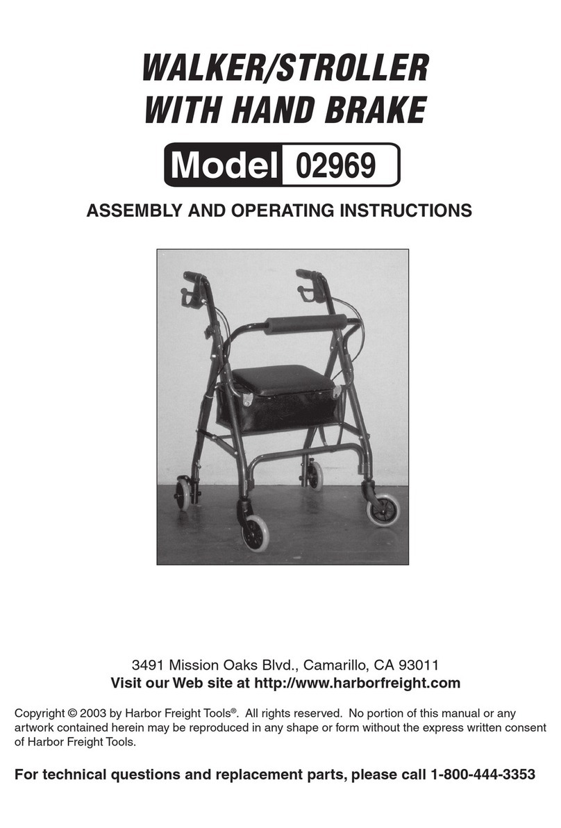 Harbor Freight Tools 2969 Assembly and operating instructions