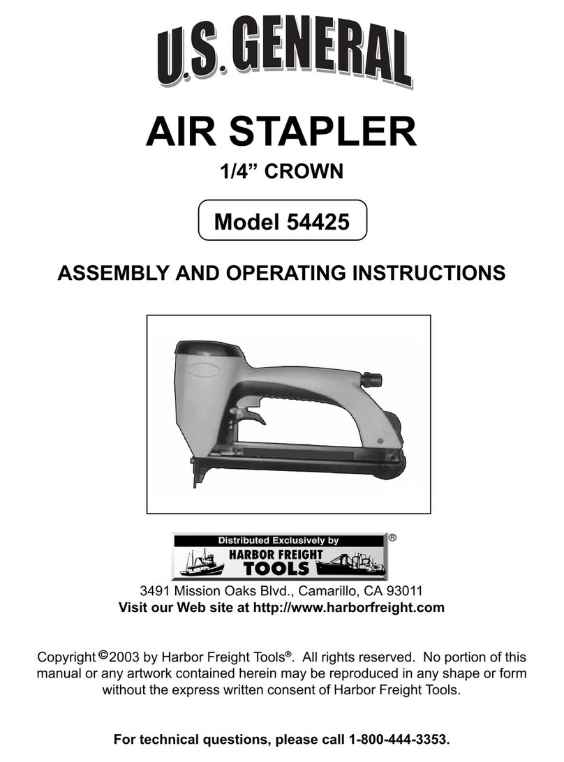 U.S. General 54425 Assembly and operating instructions