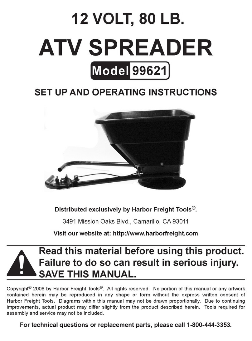 Harbor Freight Tools 99621 Set up and operating instructions Harbor Freight Tools 99621 Set up and operating instructions