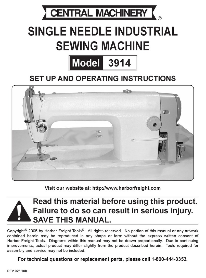 Central Machinery 3914 Set up and operating instructions Central Machinery 3914 Set up and operating instructions