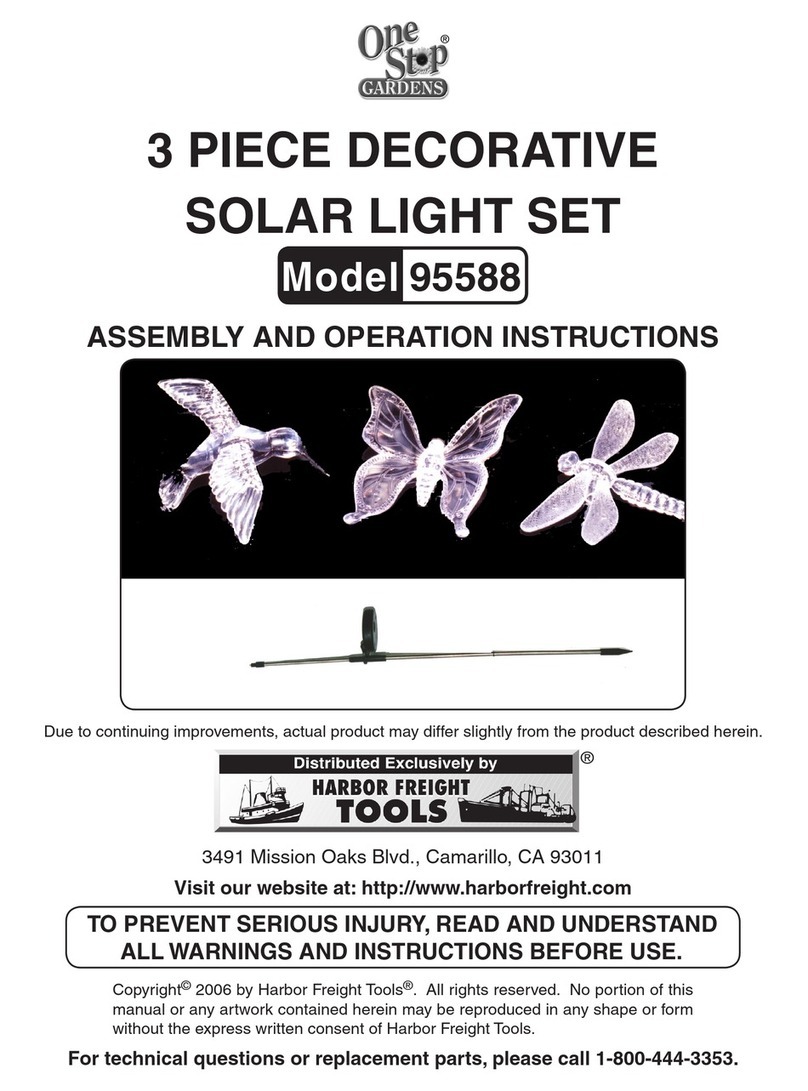 One Stop Gardens 95588 Parts list manual