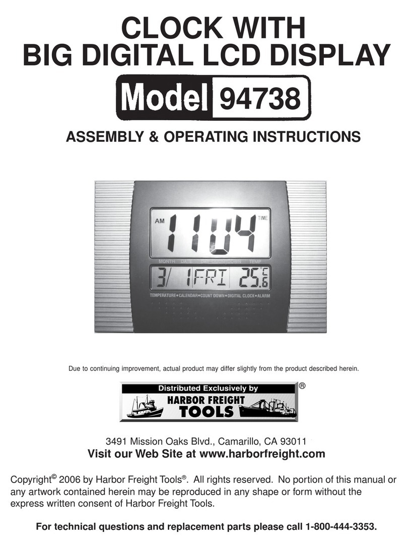 Harbor Freight Tools 94738 Quick reference guide