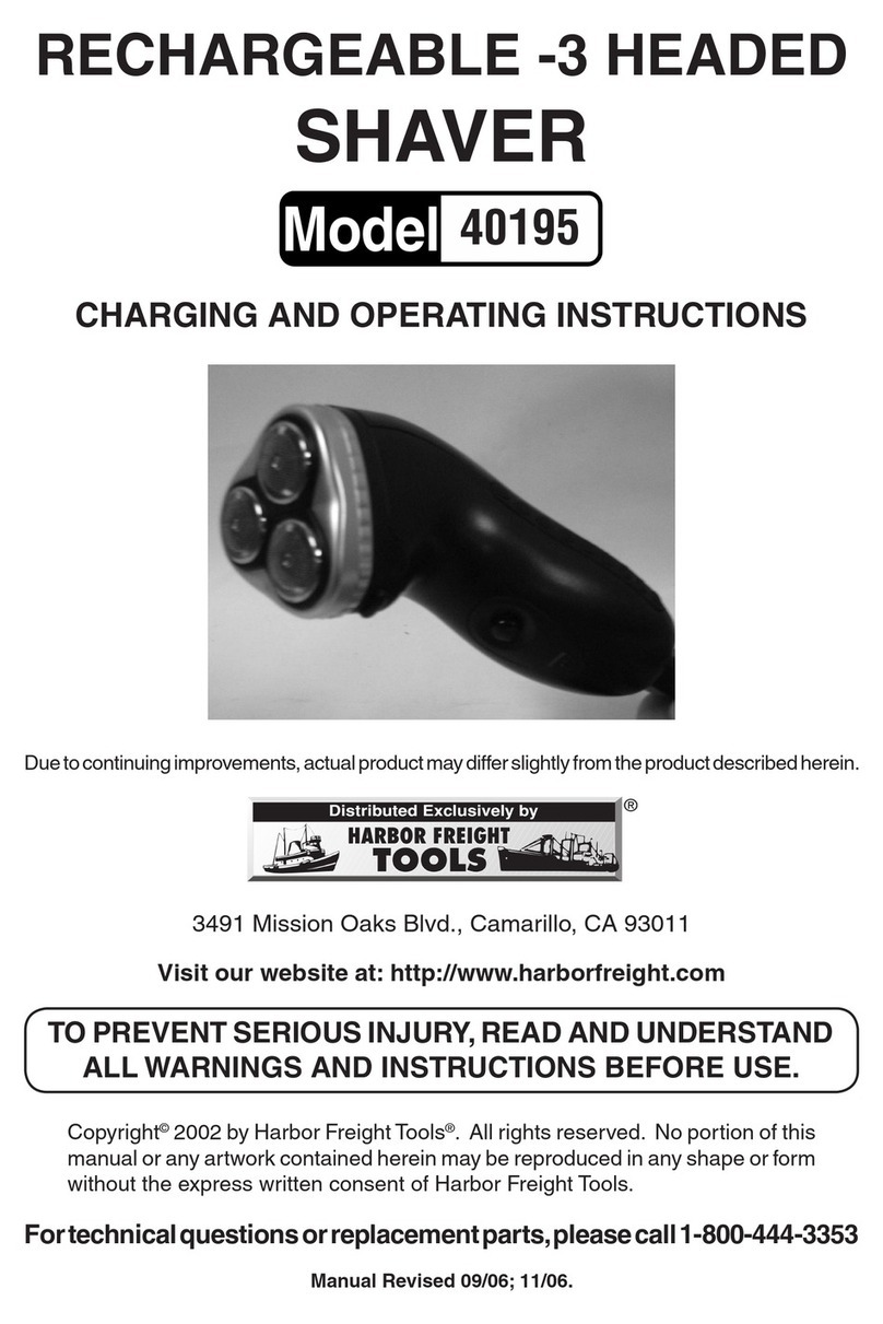 Harbor Freight Tools 40195 Charging and Operating Instructions