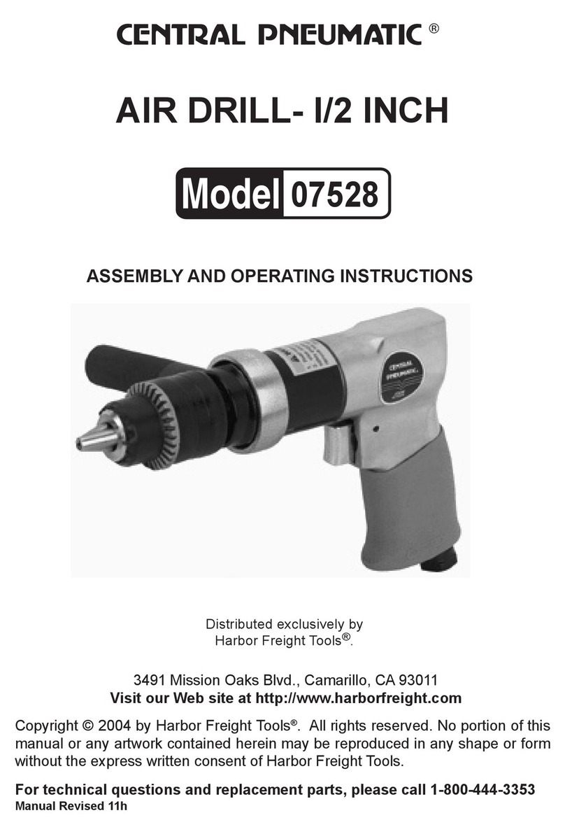 Central Pneumatic 7528 Assembly and operating instructions