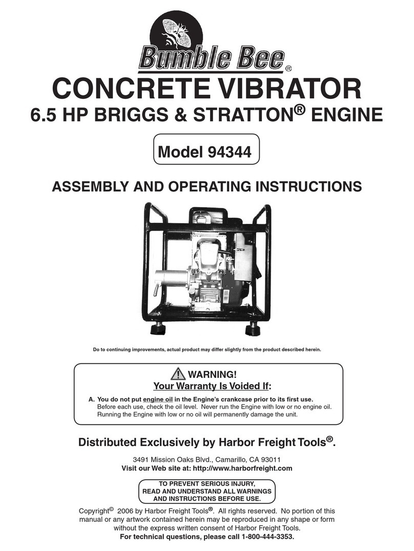 Bumble Bee 94344 Assembly and operating instructions Bumble Bee 94344 Assembly and operating instructions