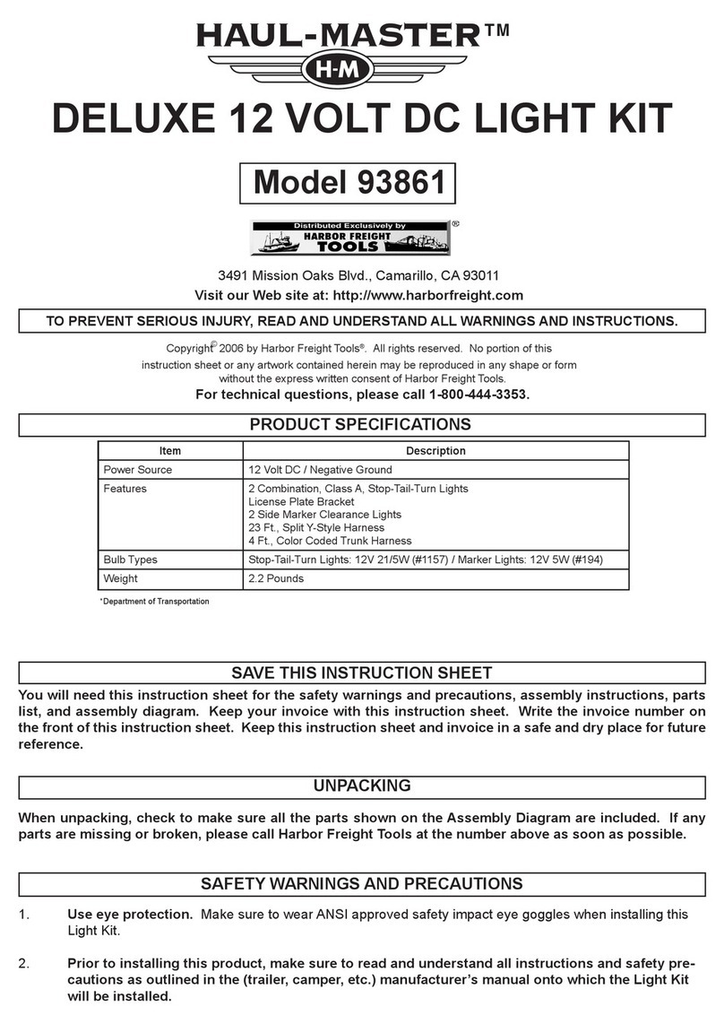 HAUL MASTER 93861 User manual