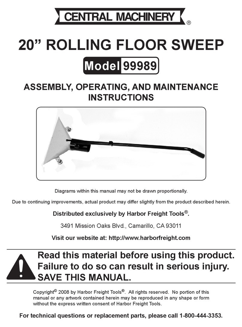 Central Machinery 99989 Assembly, operating, and maintenance  instructions