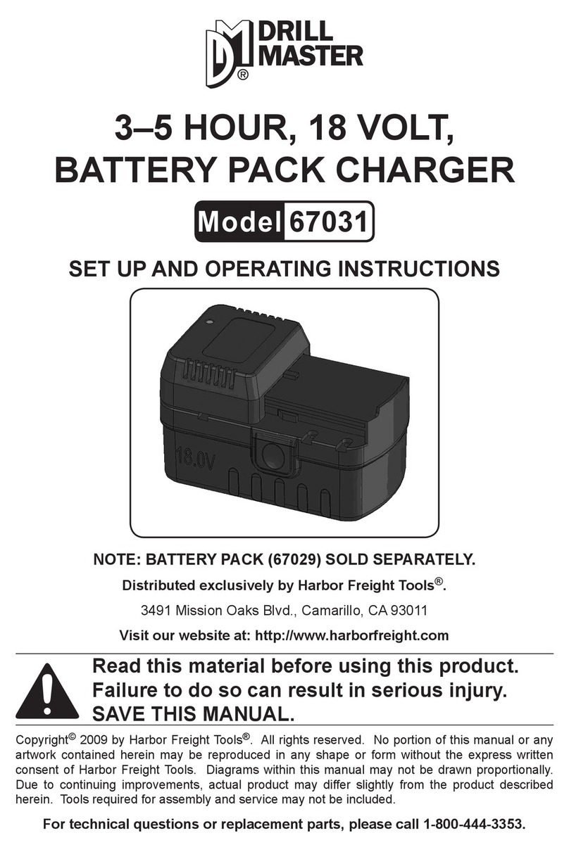 Drill Master DRILL MASTER 67031 Set up and operating instructions