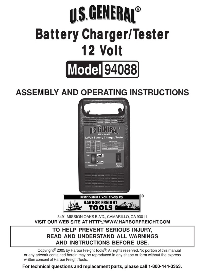 U.S. General 94088 Assembly and operating instructions