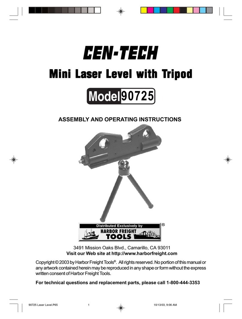 Harbor Freight Tools CEN-TECH 90725 Assembly and operating instructions Harbor Freight Tools CEN-TECH 90725 Assembly and operating instructions