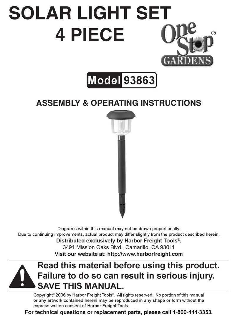 One Stop Gardens 93863 Quick reference guide
