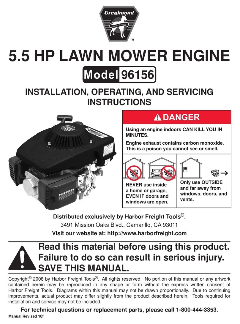 Greyhound 96156 Installation, operating and servicing instructions