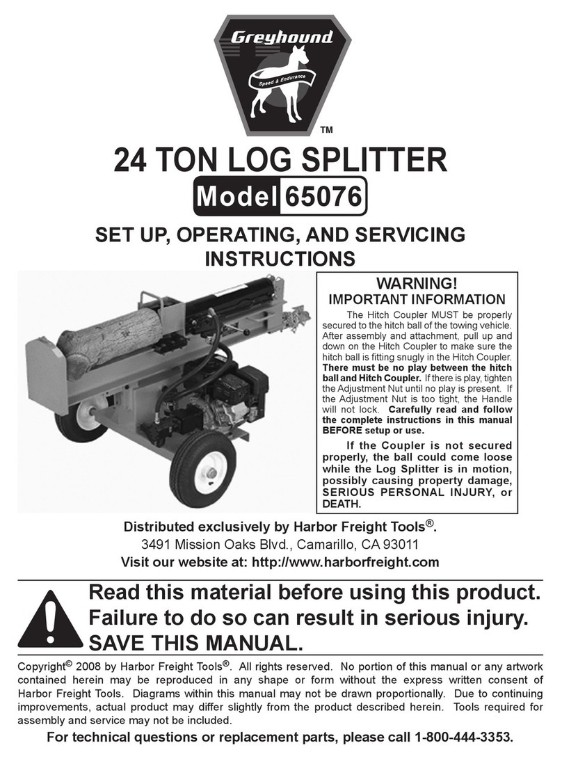 Greyhound 65076 Set up, operating, and servicing instructions