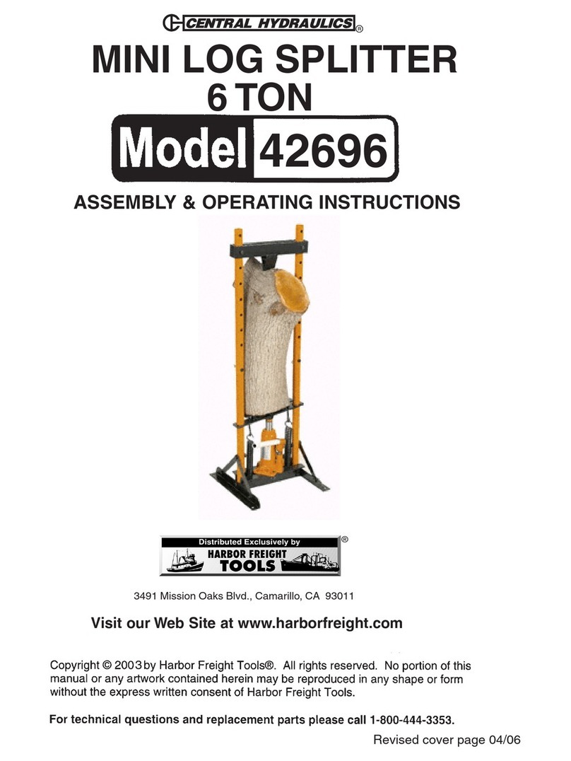 Central Hydraulics 42696 Assembly and operating instructions
