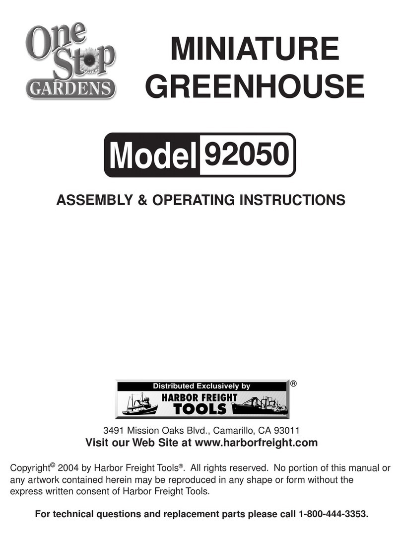 One Stop Gardens ONE STEP GARDEN 92050 Assembly & operating instructions One Stop Gardens ONE STEP GARDEN 92050 Assembly & operating instructions