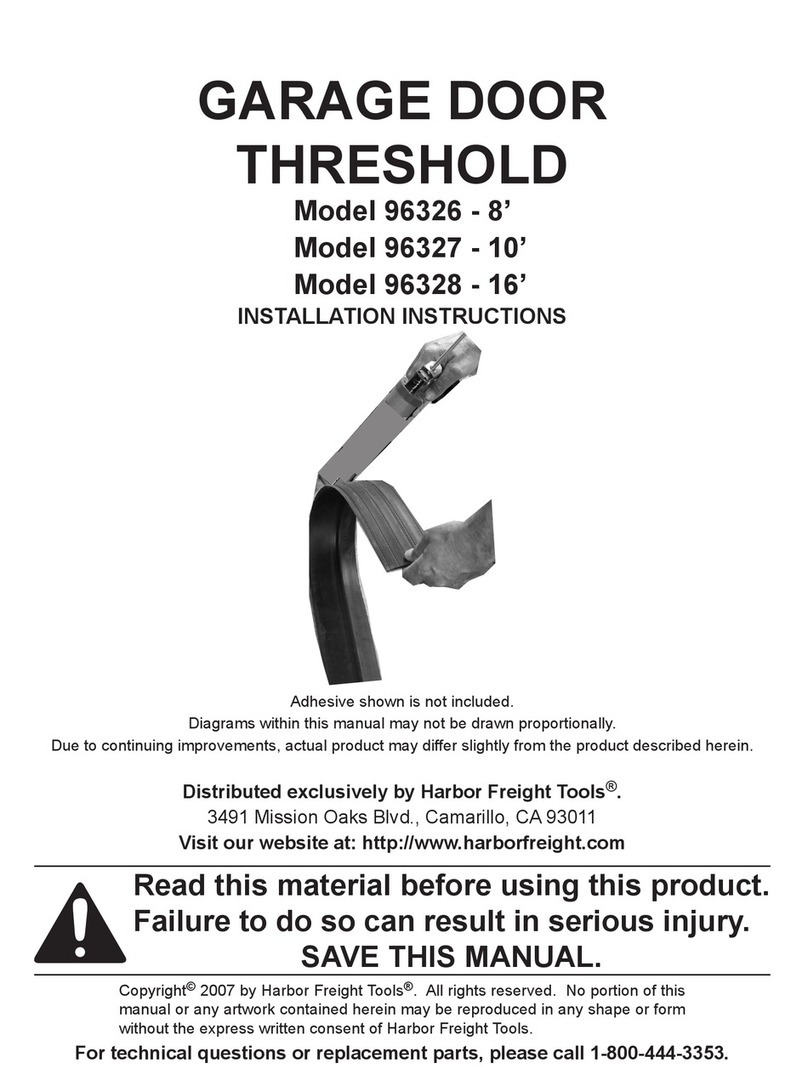 Harbor Freight Tools 96326 installation instructions