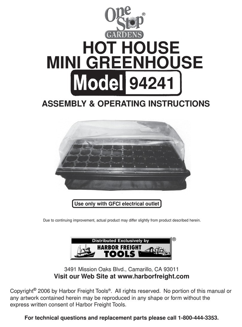 One Stop Gardens 94241 Assembly and operating instructions
