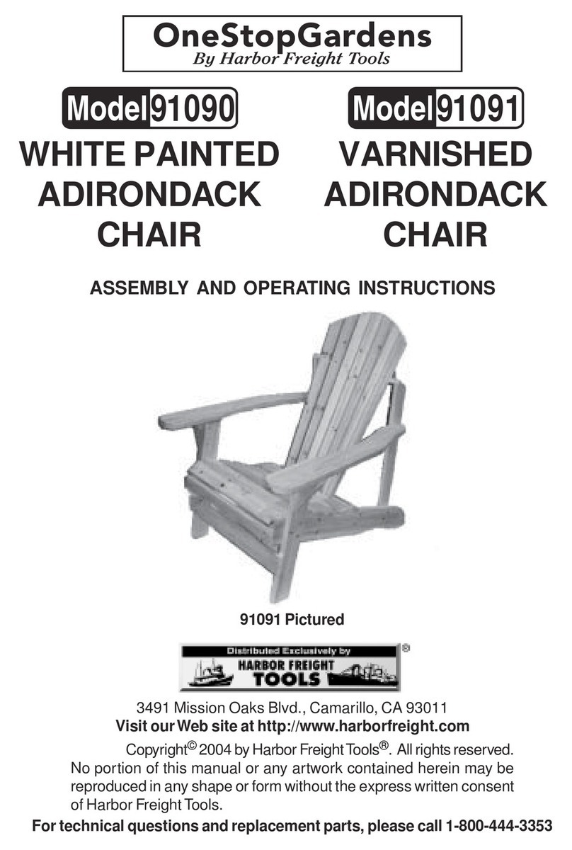 One Stop Gardens 91090 Assembly and operating instructions