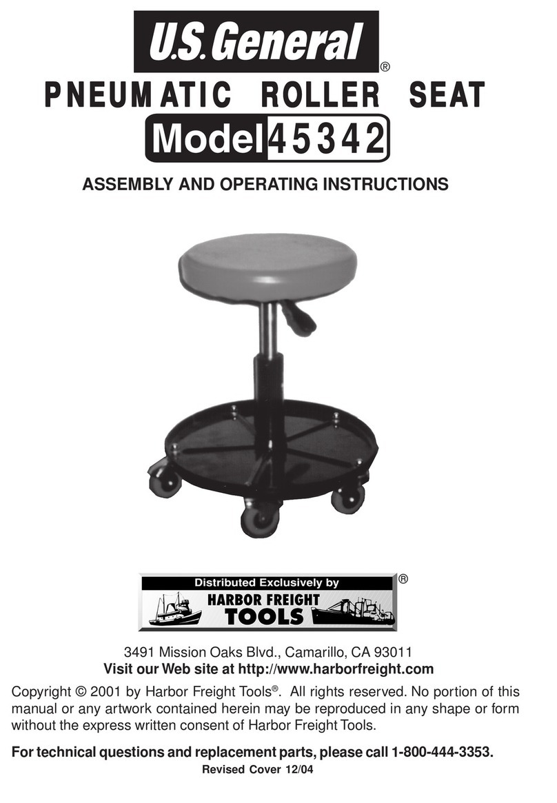 U.S. General 45342 Assembly and operating instructions