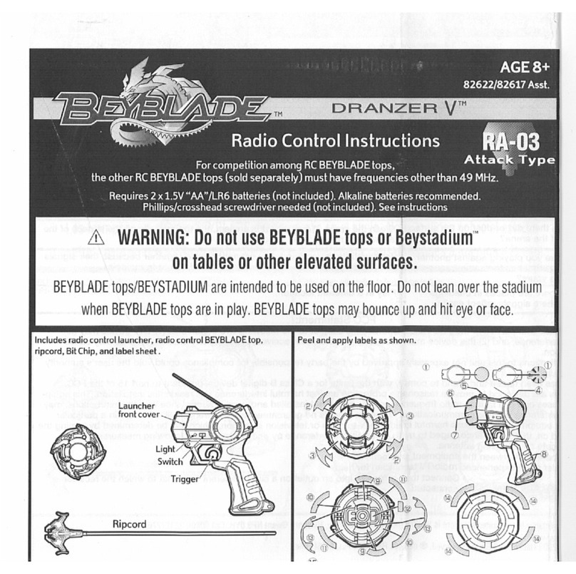Hasbro Beyblade Dranzer V 82617 Control guide