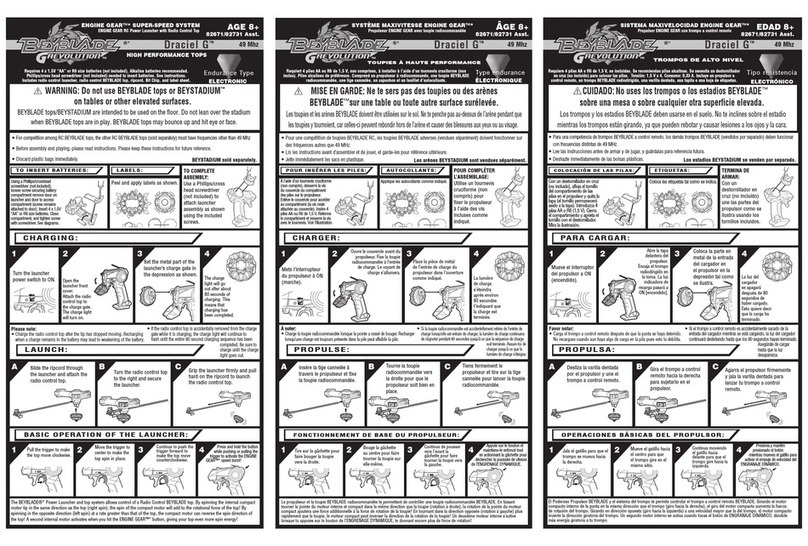 Hasbro Beyblade 82671 installation manual