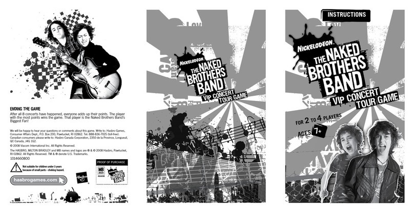 Hasbro Concert Tour Game User manual