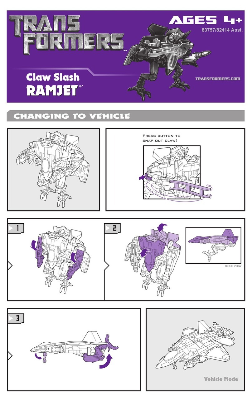 Hasbro Claw Slash Ramjet 83757 instructions