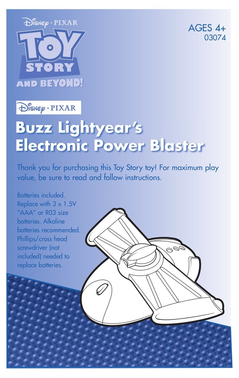 Hasbro Buzz Lightyear's Electronic Power Blaster... instruction manual