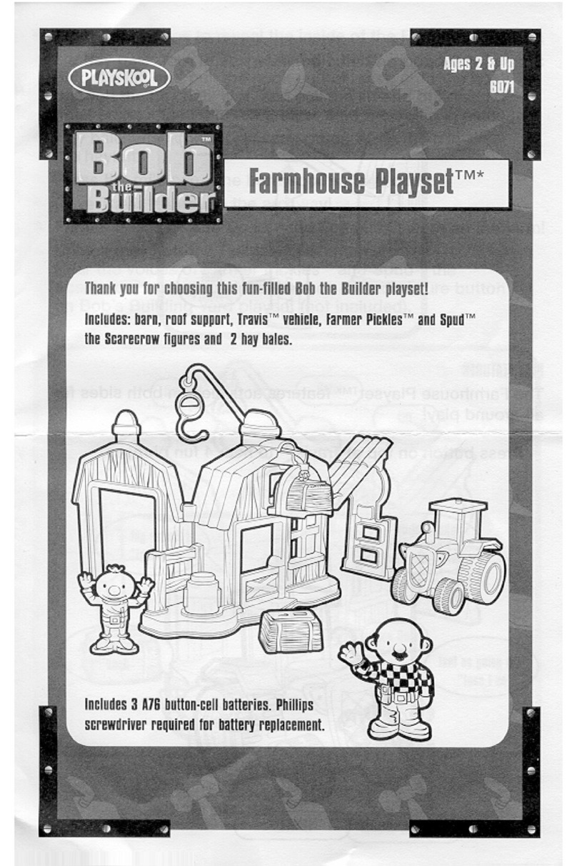 Playskool Bob the Builder 8071 instructions