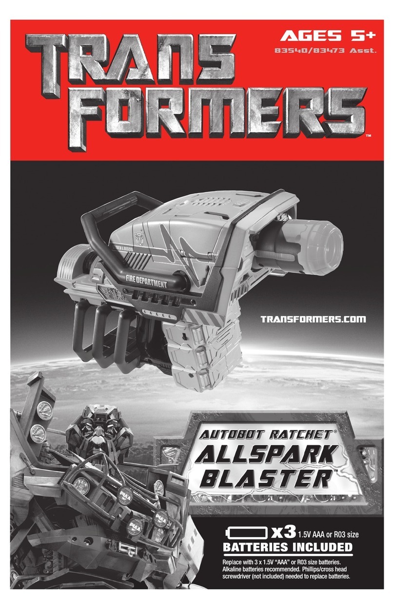 Hasbro Autobot Ratchet Allspark Blaster 6750370002 User manual Hasbro Autobot Ratchet Allspark Blaster 6750370002 User manual