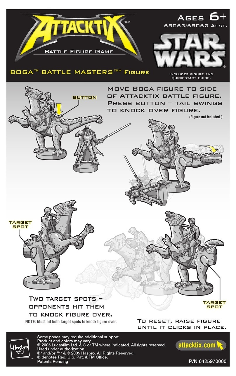 Hasbro Attacktix Battle Figure Game 68063 instruction manual Hasbro Attacktix Battle Figure Game 68063 instruction manual