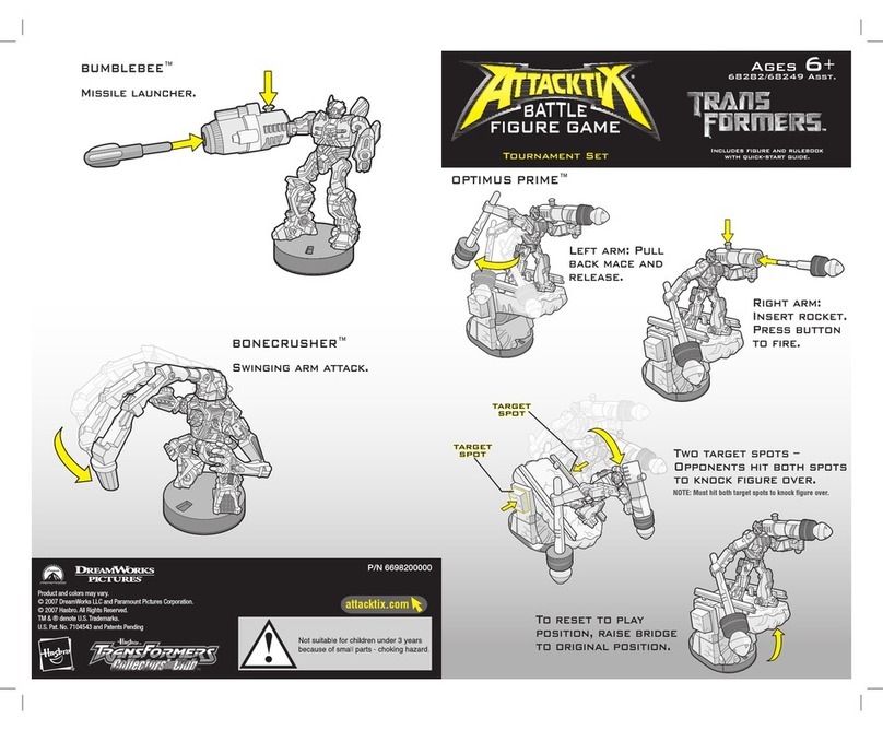 Hasbro ATTACKTIX 6698200000 User manual Hasbro ATTACKTIX 6698200000 User manual