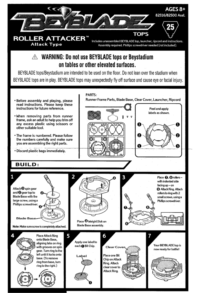 Hasbro Beyblade 82516 User manual Hasbro Beyblade 82516 User manual
