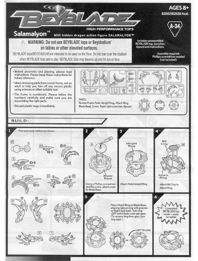Hasbro Beyblade Salamalyon 82528 User manual Hasbro Beyblade Salamalyon 82528 User manual
