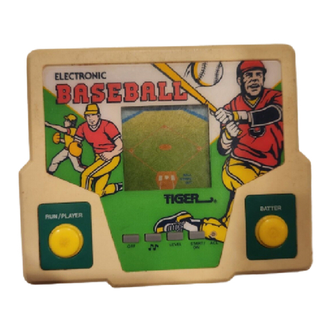 Tiger Electronics Baseball Electronic LCD Game 7-741 User manual