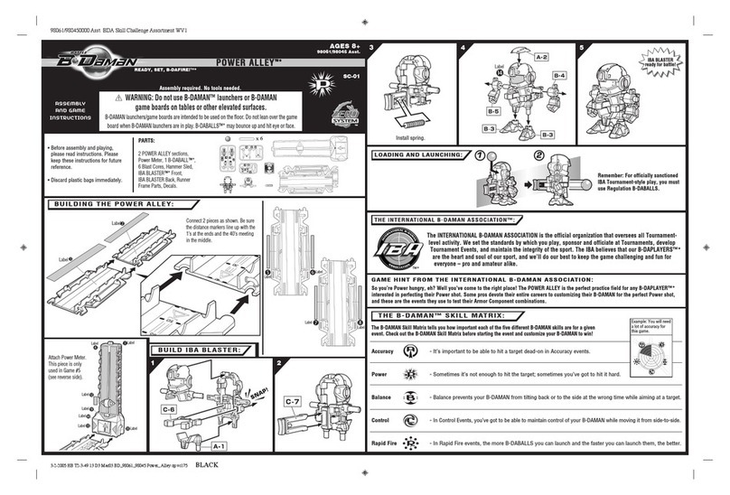 Hasbro B Daman Power Alley 98045 instructions Hasbro B Daman Power Alley 98045 instructions