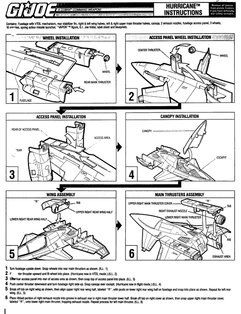 Hasbro GIJoe Hurricane User manual