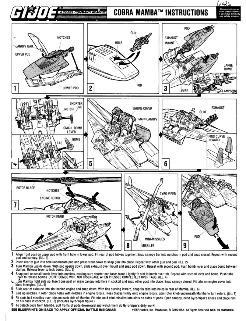 Hasbro GIJoe Cobra Mamba User manual Hasbro GIJoe Cobra Mamba User manual