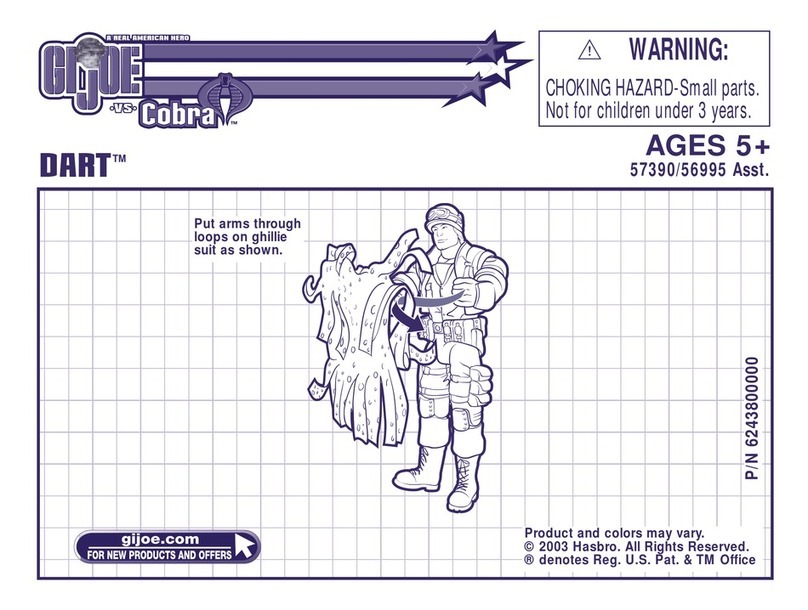 Hasbro GI Joe vs Cobra /56995 instruction manual
