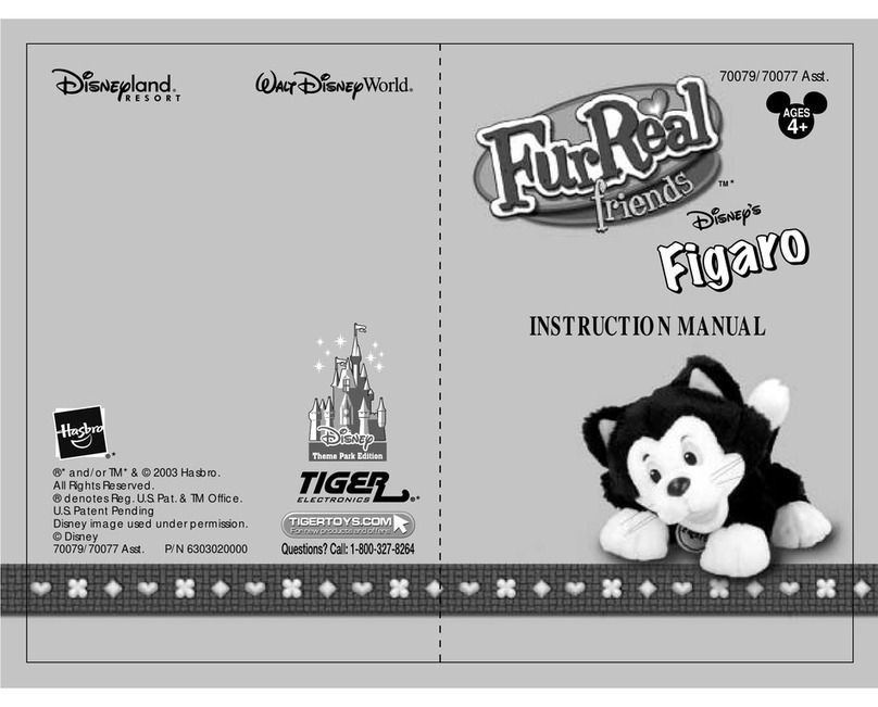 Hasbro FurReal Kitten-Figaro 70079/70077 User manual Hasbro FurReal Kitten-Figaro 70079/70077 User manual