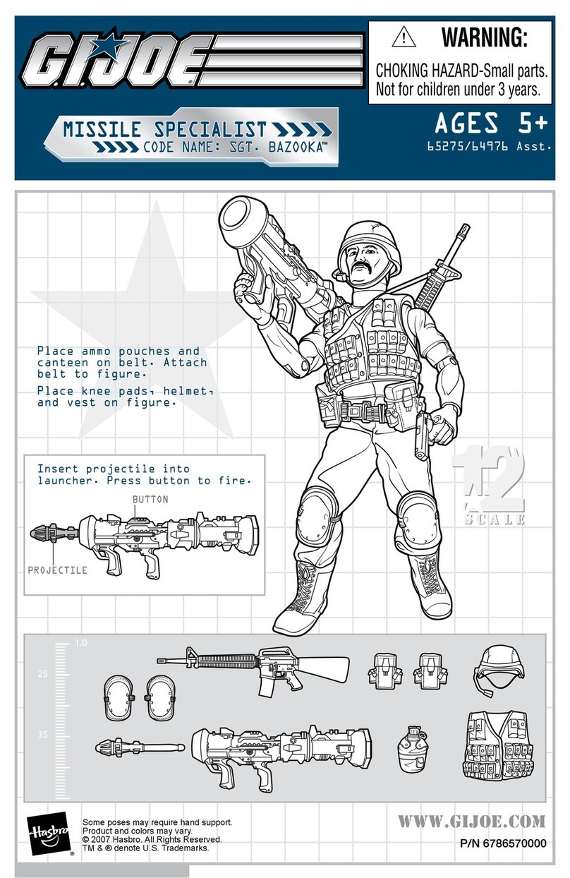 Hasbro GI Joe Bazooka 65275/64976 instructions Hasbro GI Joe Bazooka 65275/64976 instructions