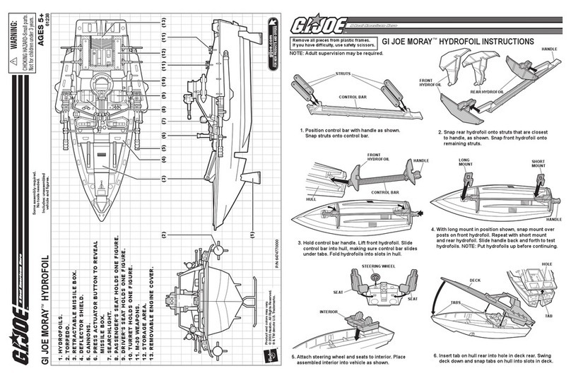 Hasbro GI Joe Moray 61238 User manual Hasbro GI Joe Moray 61238 User manual
