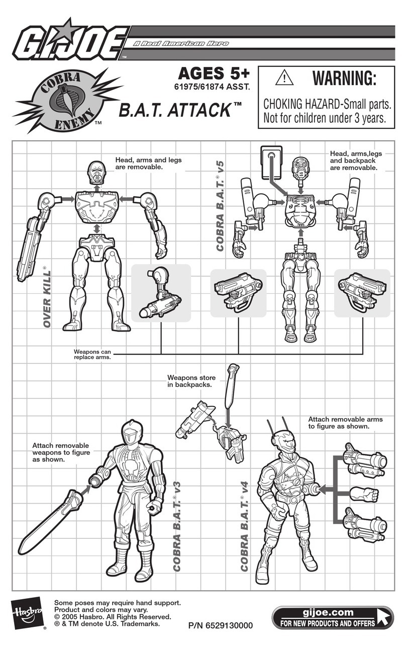 Hasbro GI Joe B.A.T Attack 61975/61874 User manual